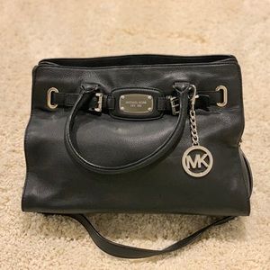 Michael Kors Soft Black Leather Bag *Authentic*
